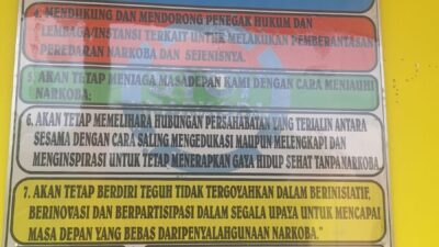 Keluhan Kepsek di Musi Rawas Perihal Pengadaan Papan Informasi Pencegahan Narkoba Menuai Sorotan