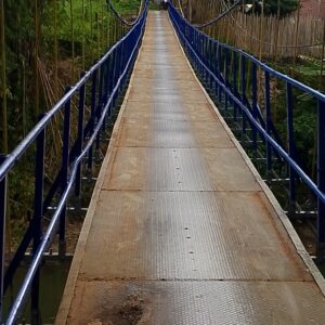 Jembatan Gantung Taba Pingin Dibangun dengan Anggaran Rp 130 Juta, Tapi Kondisinya Memprihatinkan